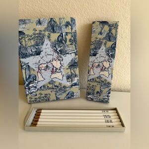 Christian Dior Luxury Notebook & Pencil Set – New